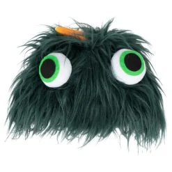 Hatt Fluffigt Monster Mörkgrön