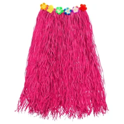 Hawaiikjol med Blommor Rosa