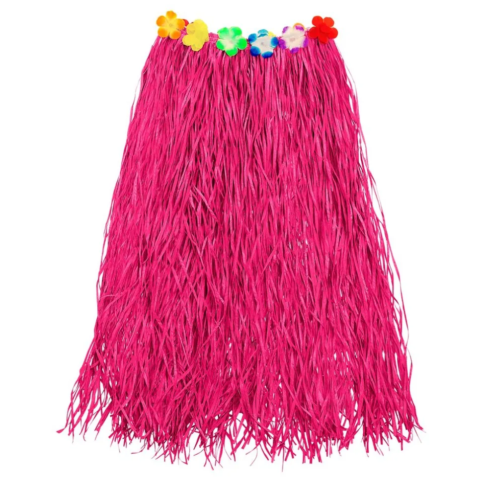 Hawaiikjol med Blommor Rosa