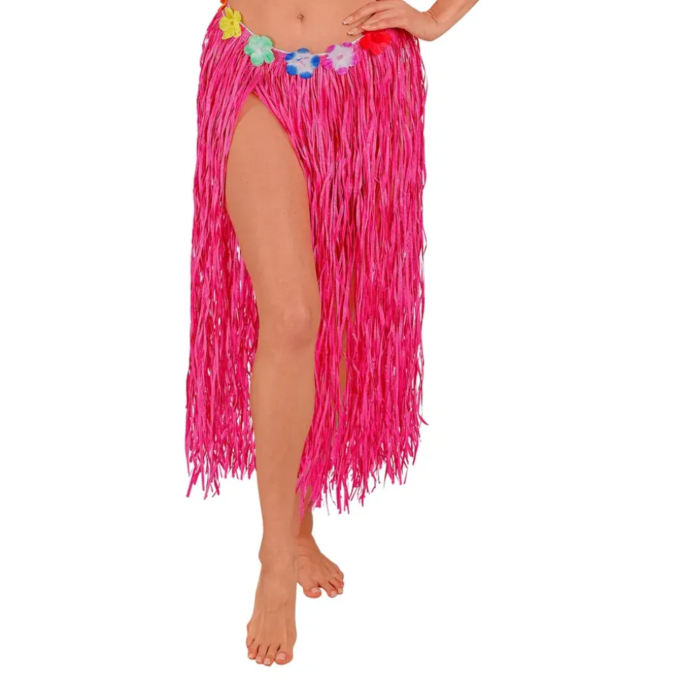 Hawaiikjol med Blommor Rosa