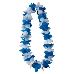 Hawaiikrans Blå/Vit