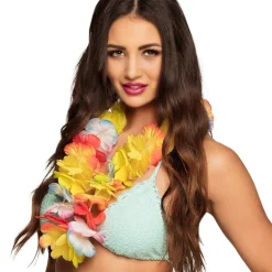 Hawaiikrans Deluxe Flerfärgad