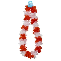 Hawaiikrans Röd/Vit