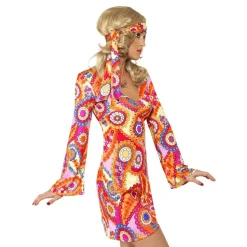 Hippie Flerfärgad Maskeraddräkt