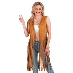 Hippie Väst med Fransar