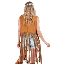 Hippie Väst med Fransar