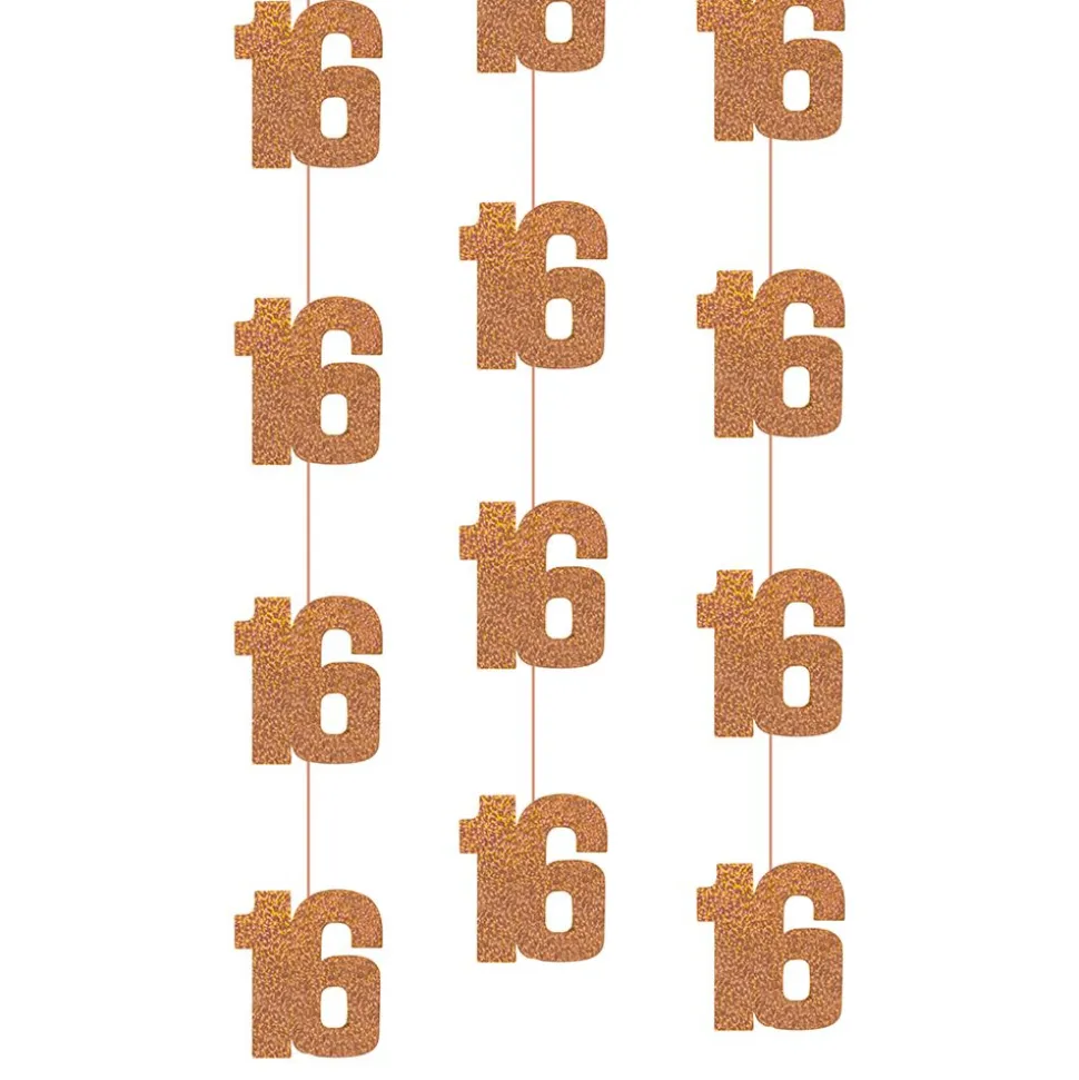 Hängande Dekorationer 16 Roséguld