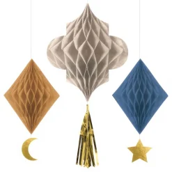 Honeycombs Eid Mubarak Hängande Dekorationer