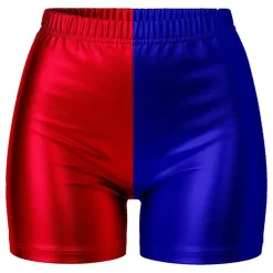 Hotpants Röd/Blå Metallic