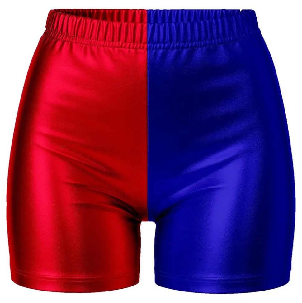 Hotpants Röd/Blå Metallic