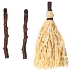Häxkvast Brun i Plast