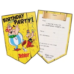 Inbjudningskort Asterix