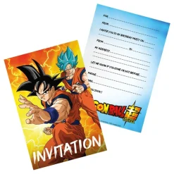 Inbjudningskort Dragon Ball