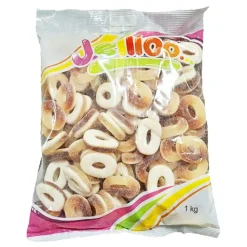 Jellioo Sour Cola Rings Storpack