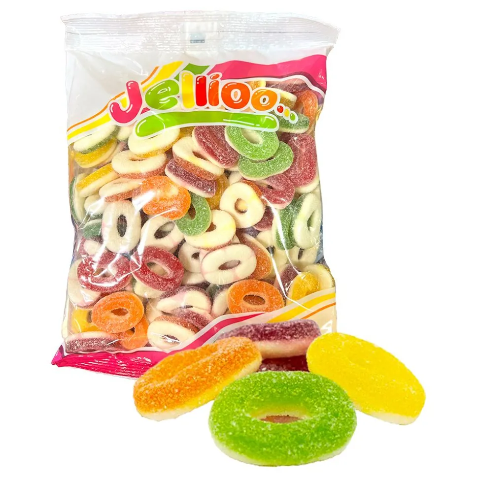 Jellioo Sour Rings Storpack