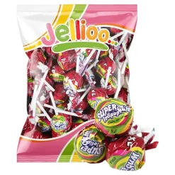 Jellioo Super Gum Lollipop Cola Storpack