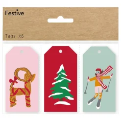 Juletiketter Motiv