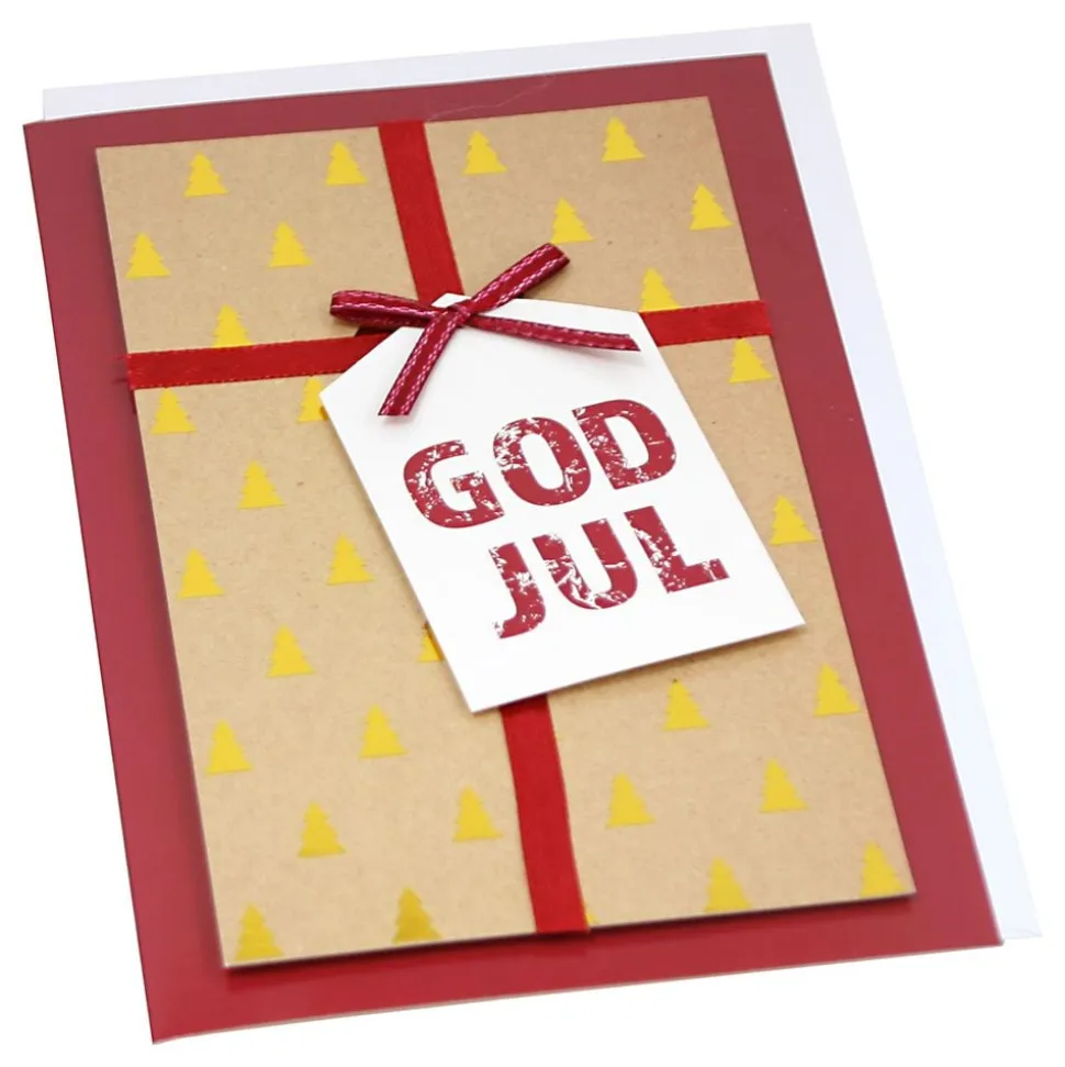 Julkort God Jul med Kuvert