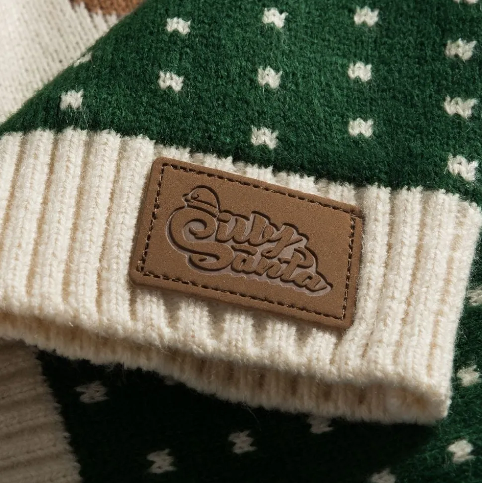 Julren Retro Grön Jultröja för Barn