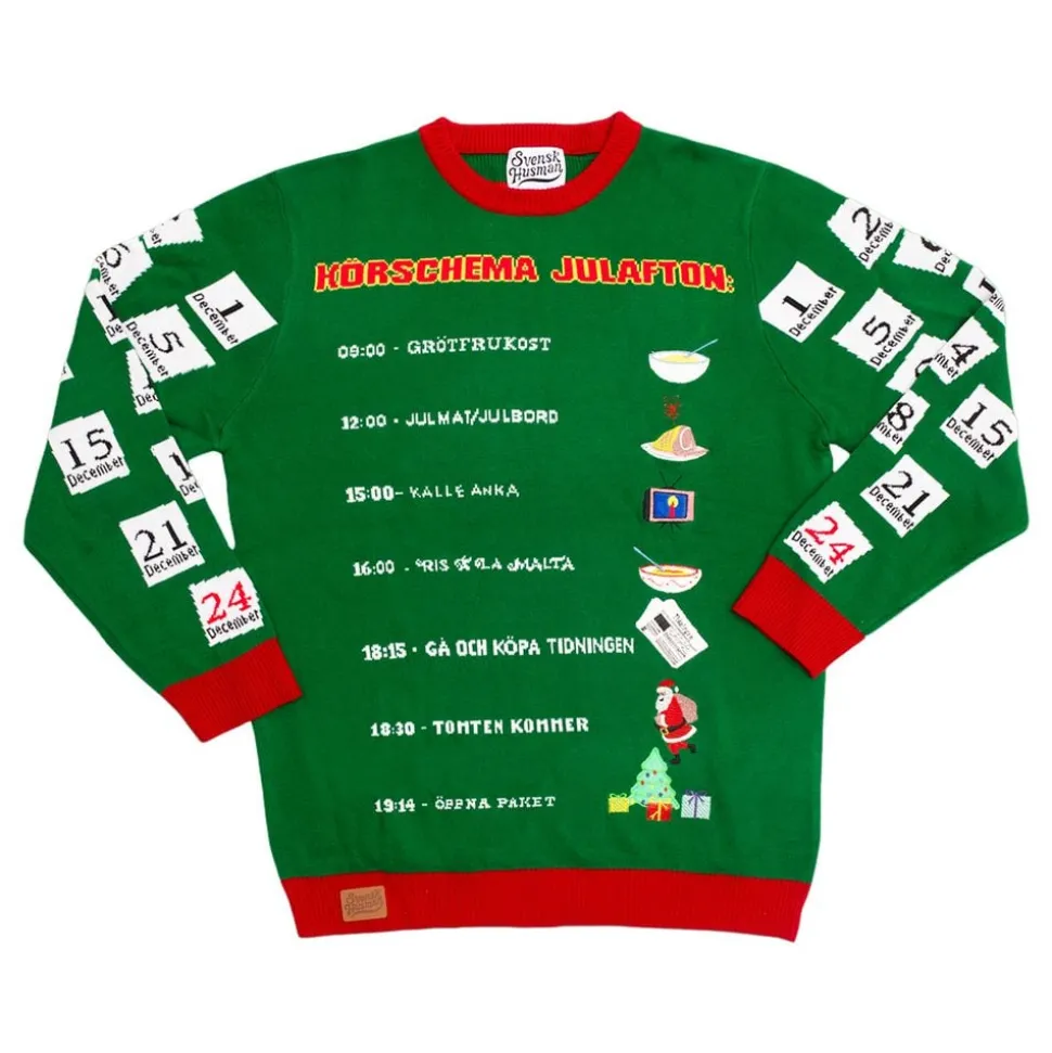 Jultröja Körschema Julafton