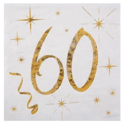 Kaffeservetter 60 Guld