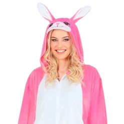 Kanin Rosa Onesie Maskeraddräkt