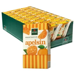 Kivik Apelsindryck med Sugrör