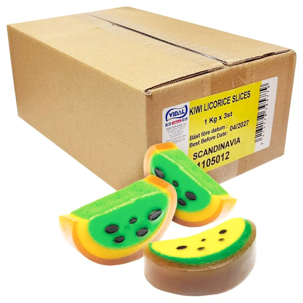 Kiwi Slices Licorice Storpack