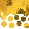 Konfetti Rund Guld Metallic
