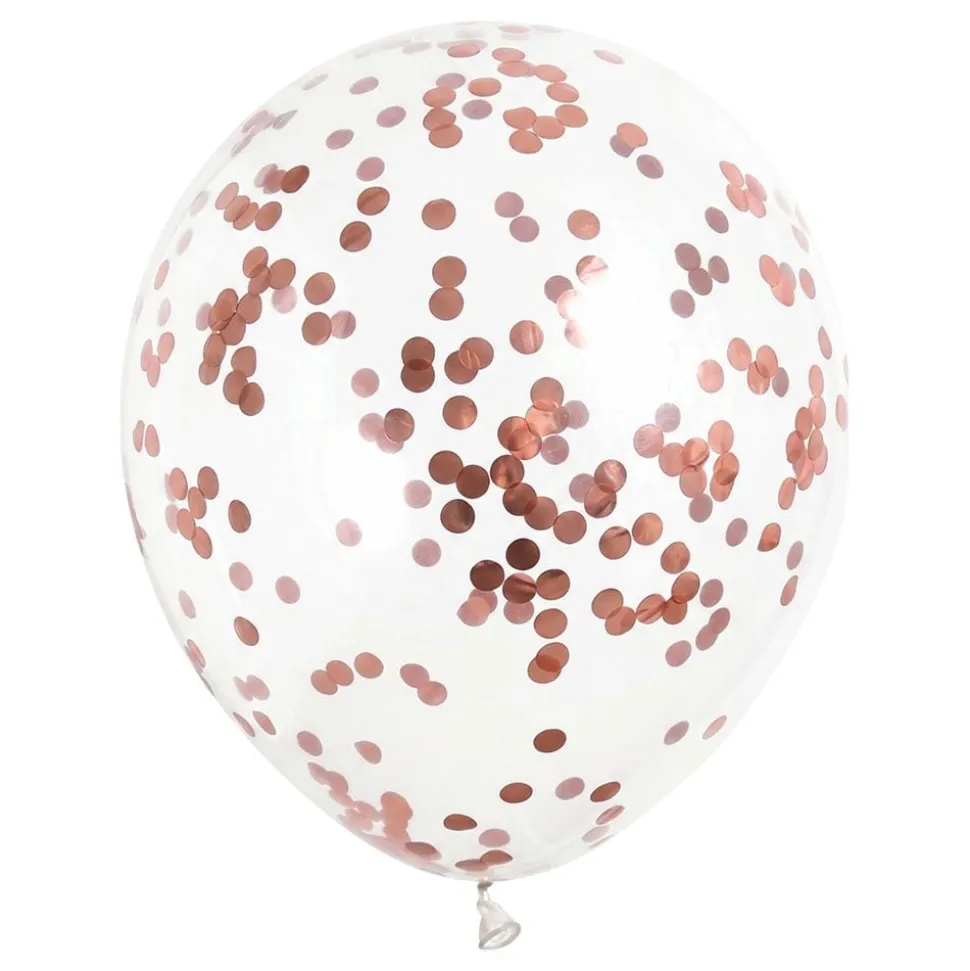 Konfettiballonger Roséguld