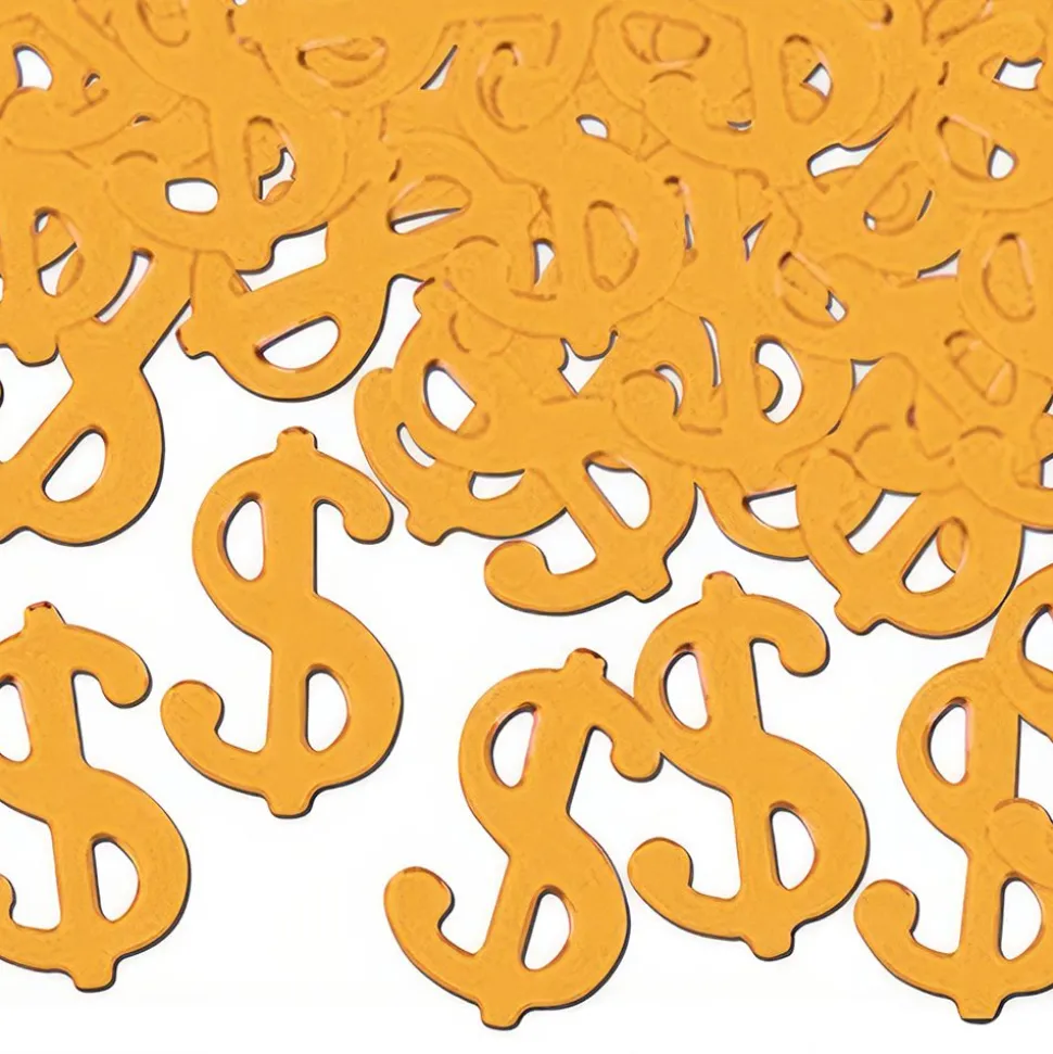 Konfetti Dollartecken Guld