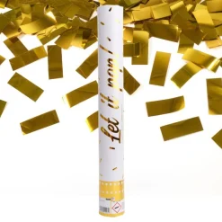 Konfettikanon Guld Metallic