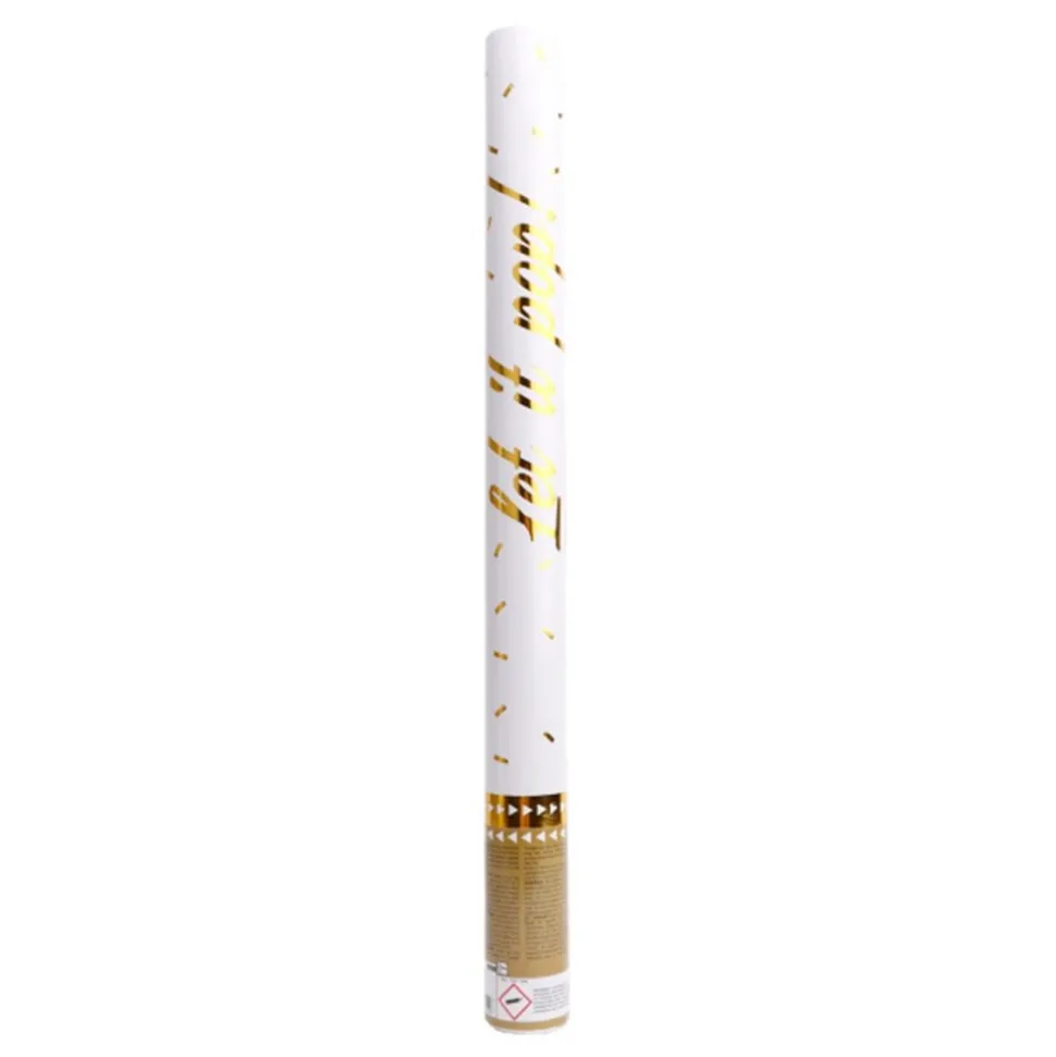 Konfettikanon Guld Metallic