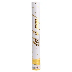 Konfettikanon Guld Metallic