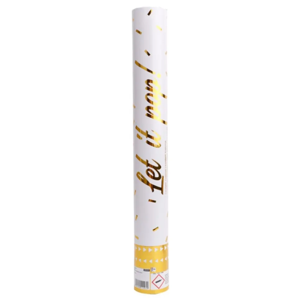Konfettikanon Guld Metallic