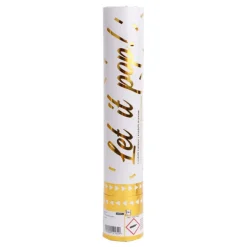 Konfettikanon Guld Metallic