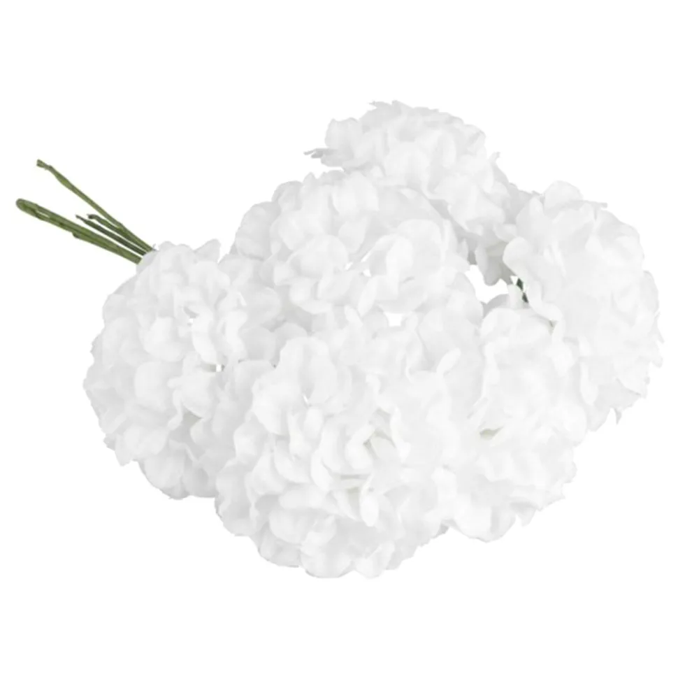 Konstgjord Blombukett Hortensior Vit