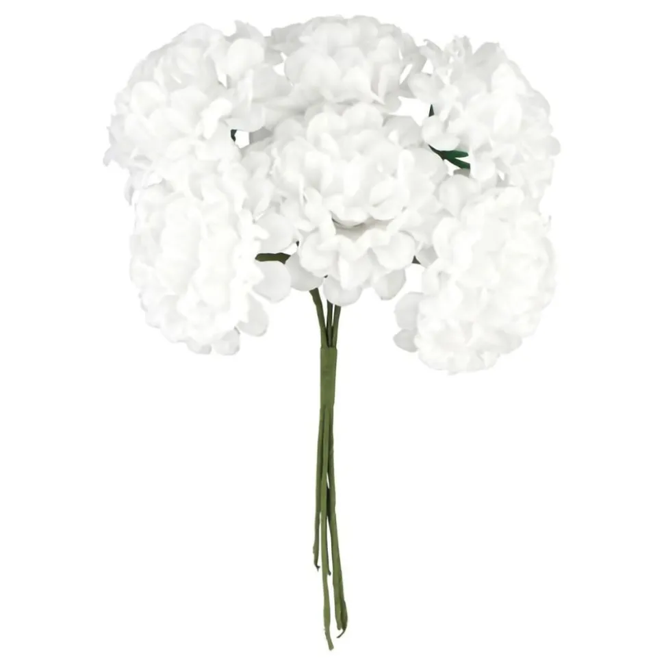 Konstgjord Blombukett Hortensior Vit