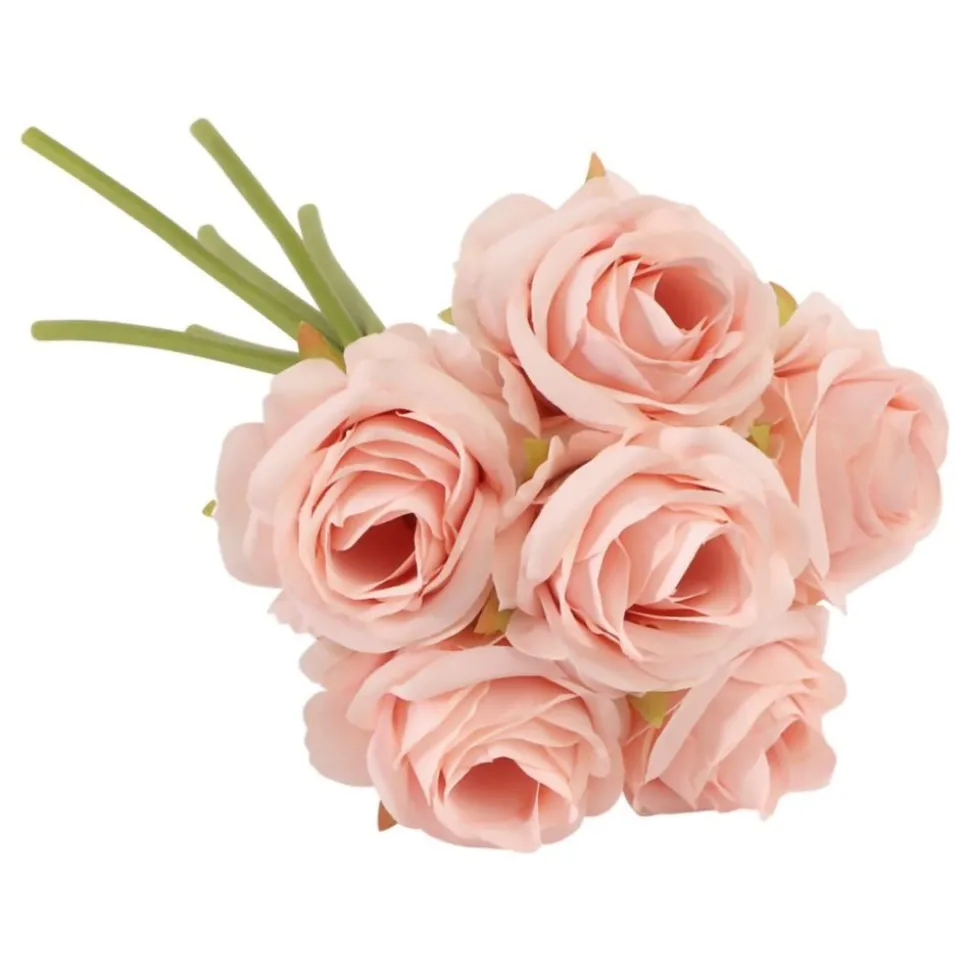 Konstgjord Blombukett Rosor Rosa