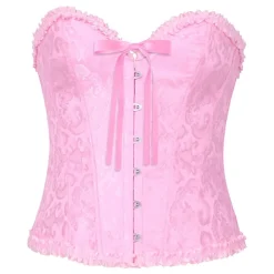 Korsett Rosa med Volanger