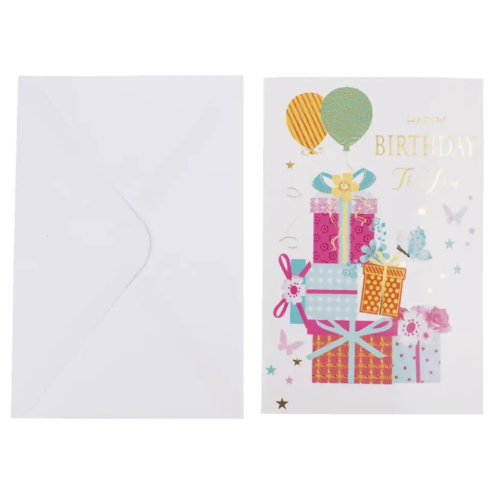 Kort Pop-Up Happy Birthday med Kuvert