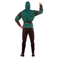 Krigare med Mask Maskeraddräkt