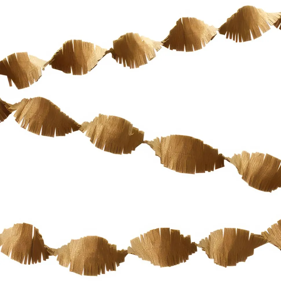 Kräppgirlang Guld
