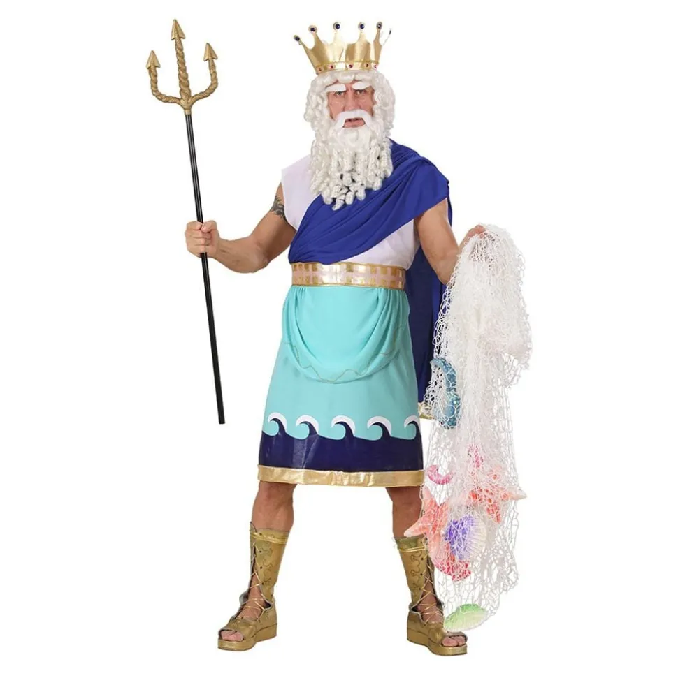 Kung Poseidon Maskeraddräkt