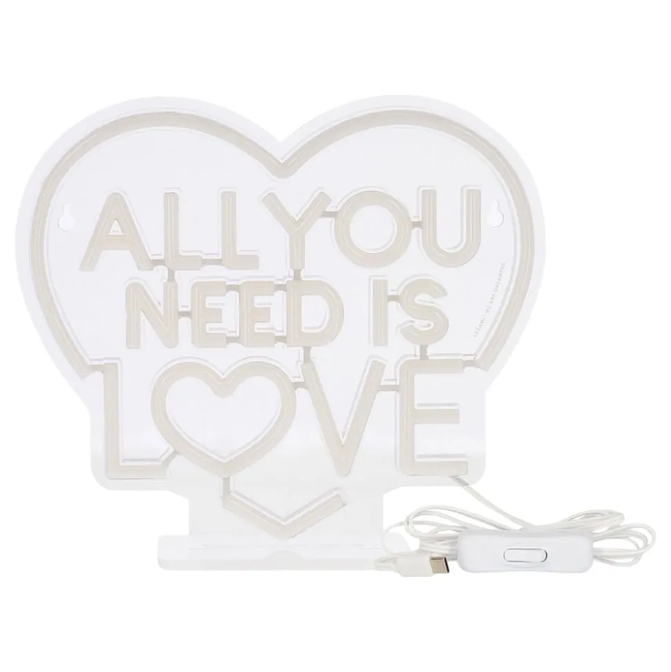 LED-Lampa All You Need is Love