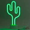 LED-Lampa Kaktus med Neon-effekt