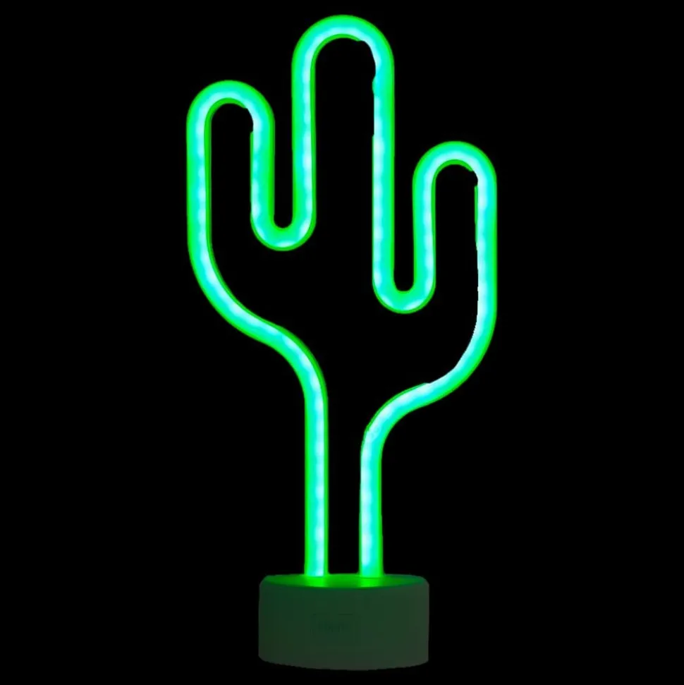 LED-Lampa Kaktus med Neon-effekt