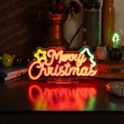 LED-Lampa Merry Christmas