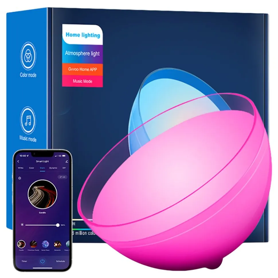LED-Lampa Rund WiFi