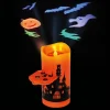 LED Projektor Blockljus Halloween